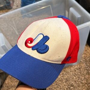 47 Brand Kids Montreal Expos Red White Blue Baseball Cap